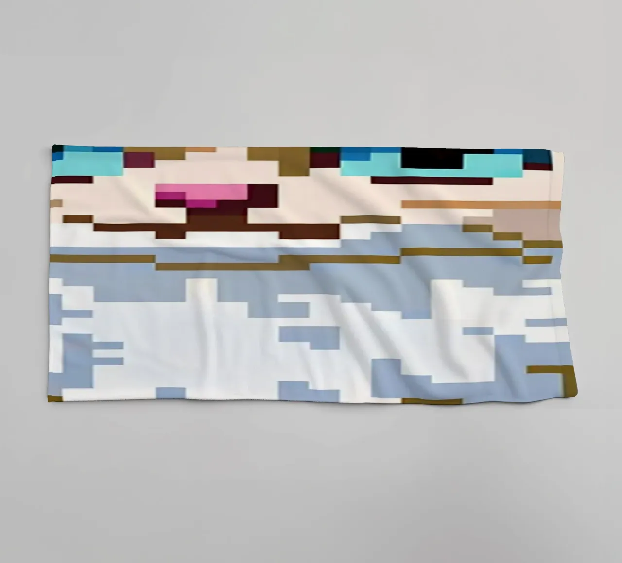 Orange Cat In The Park towel by DOG AND CAT
