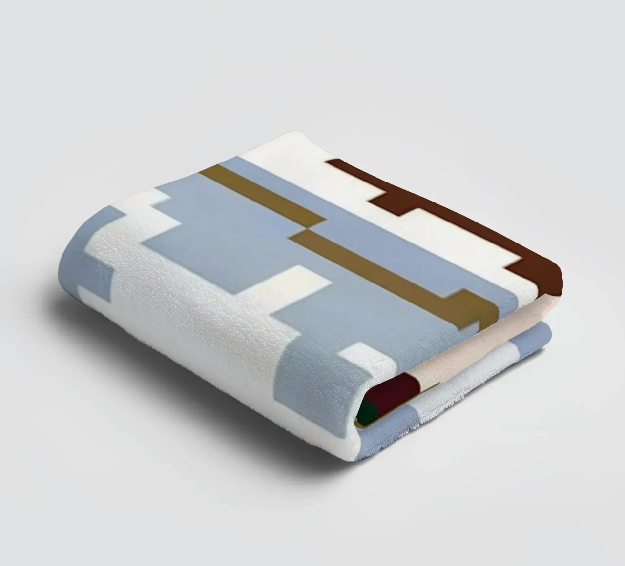 Orange Cat In The Park towel by DOG AND CAT
