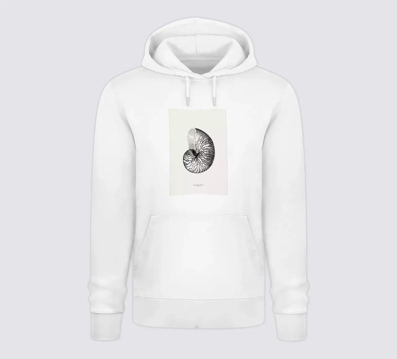 Nautilus Shell felpa con cappuccio da Flora & Fauna