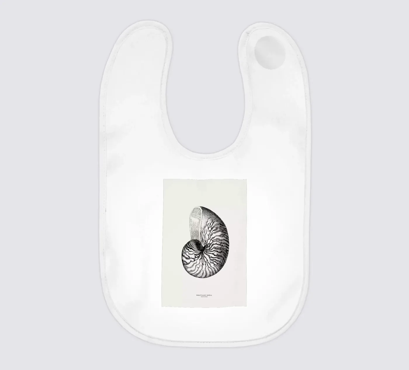 Nautilus Shell bavaglino da Flora & Fauna