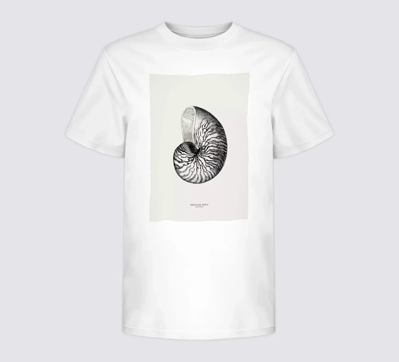 Nautilus Shell Kinder T-Shirt von Flora & Fauna