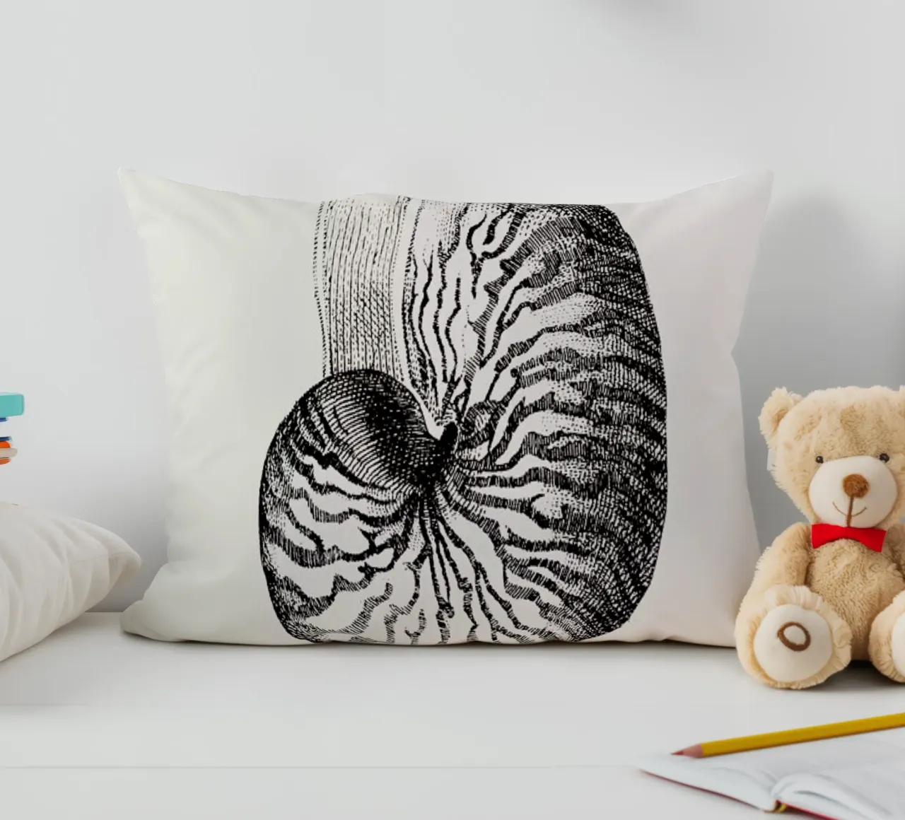 Nautilus Shell cuscino da Flora & Fauna