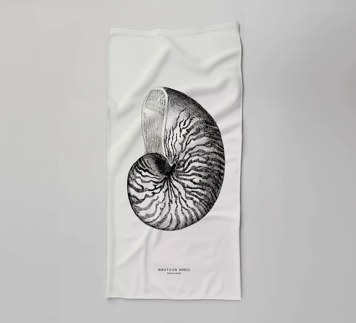 Nautilus Shell towel by Flora & Fauna