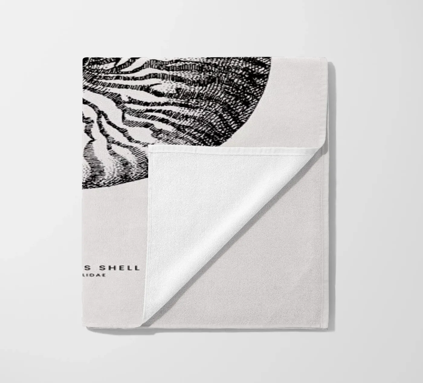 Nautilus Shell beach towel by Flora & Fauna