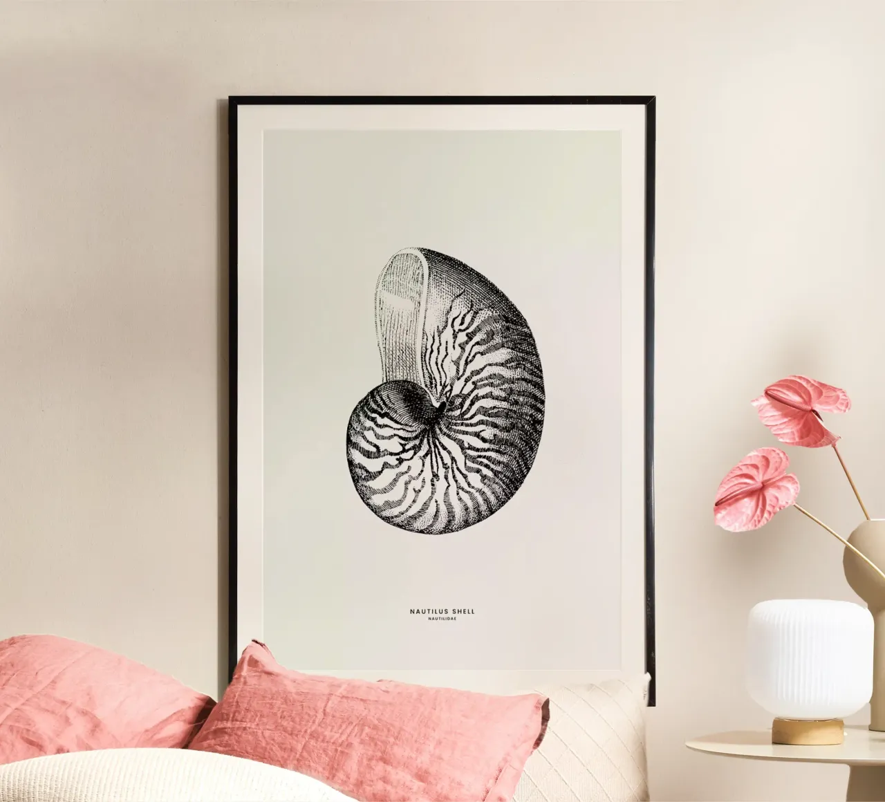Nautilus Shell Poster von Flora & Fauna