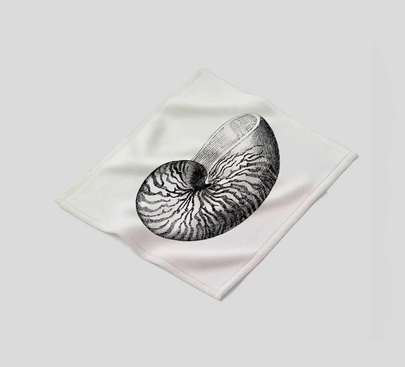 Nautilus Shell fleecedeken van Flora & Fauna