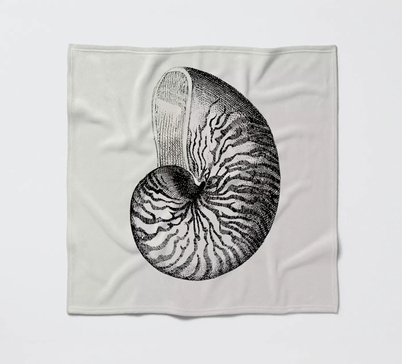 Nautilus Shell fleecedeken van Flora & Fauna