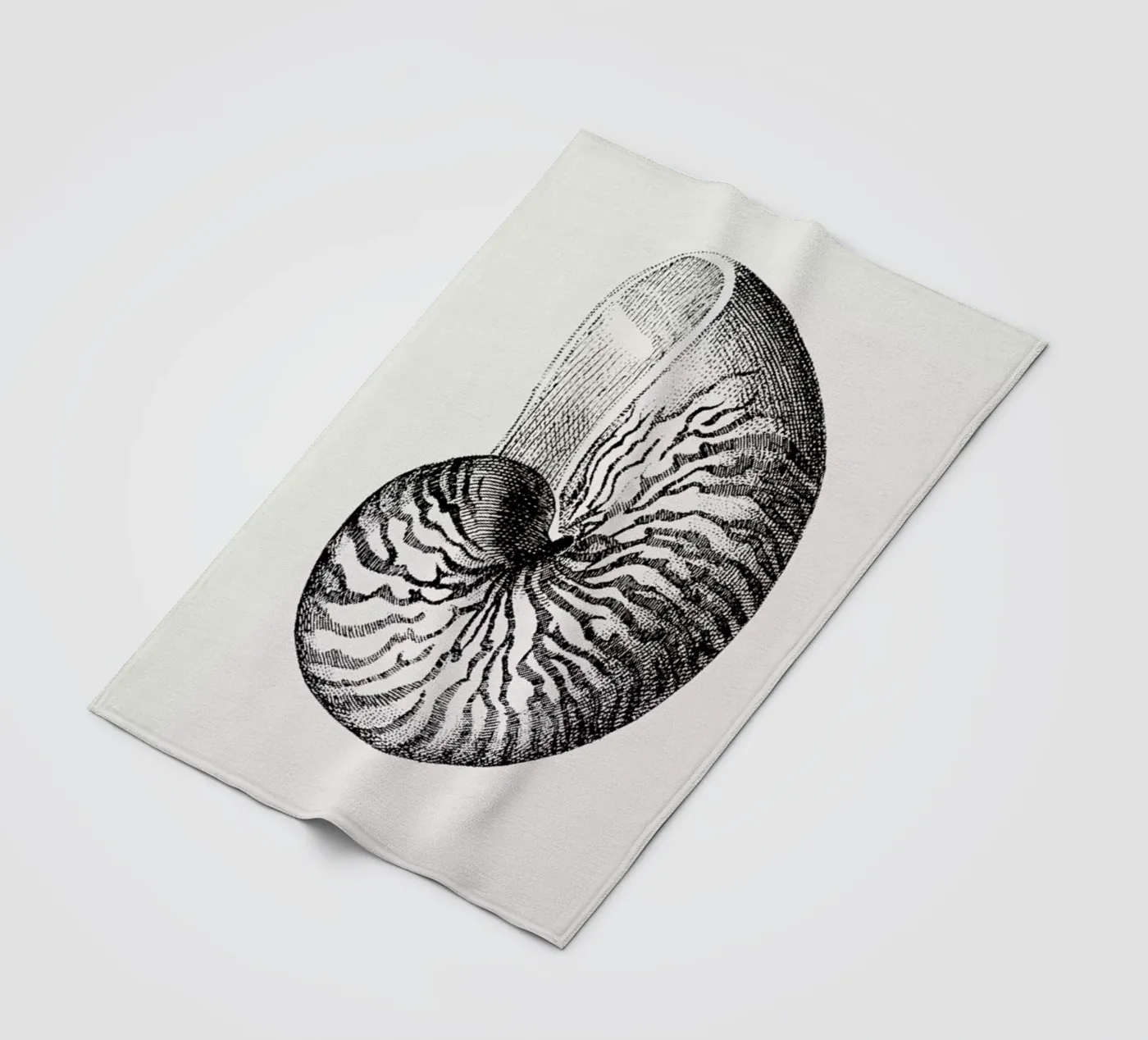 Nautilus Shell fleecedeken van Flora & Fauna