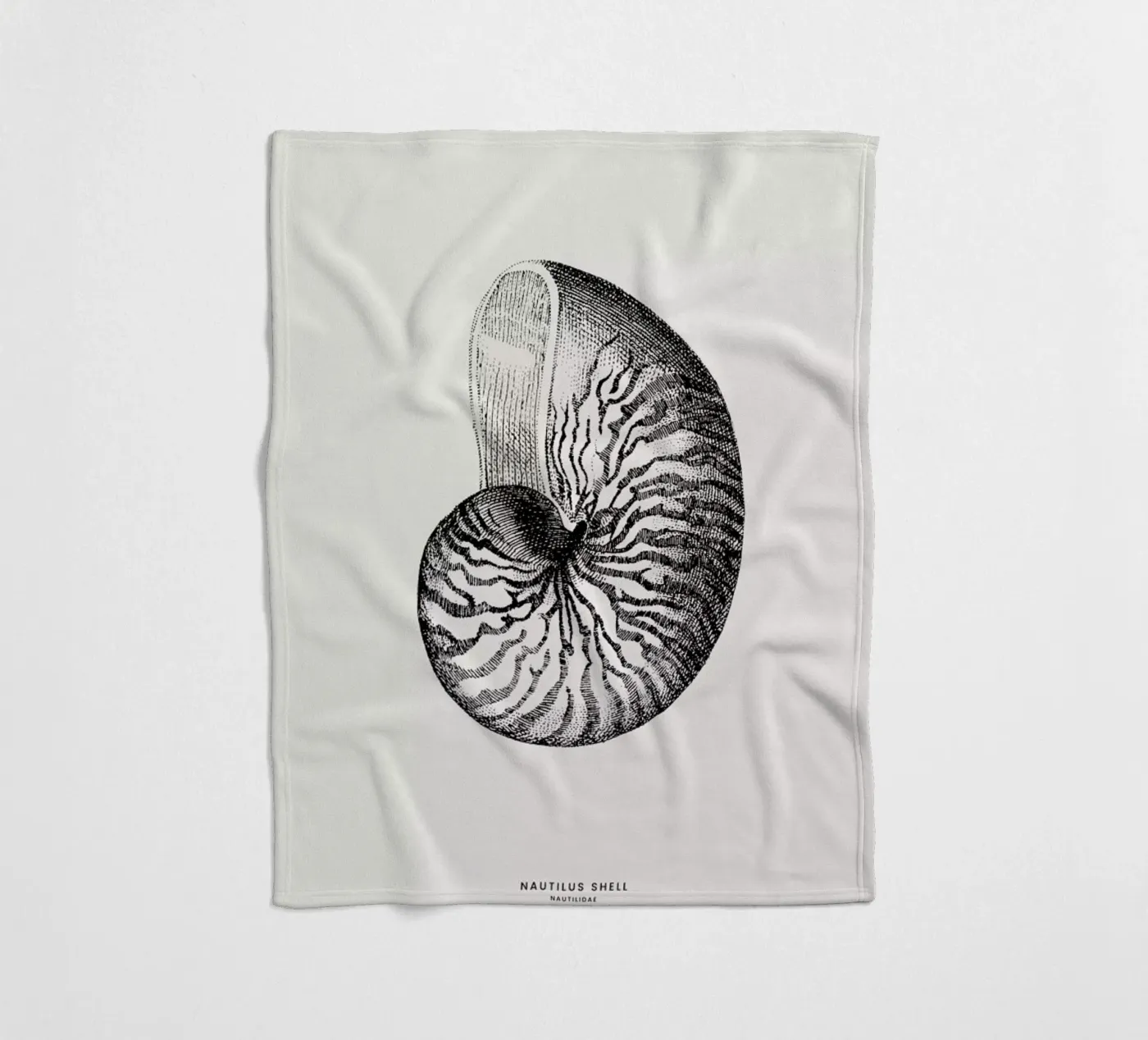 Nautilus Shell fleecedeken van Flora & Fauna