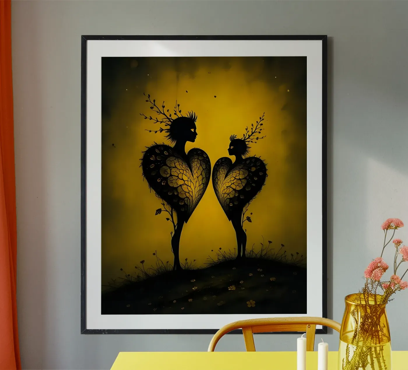 Cuori_5 poster da schwarz-gelb by LK