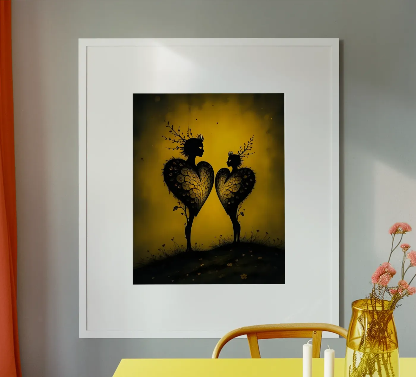 Cuori_5 poster da schwarz-gelb by LK