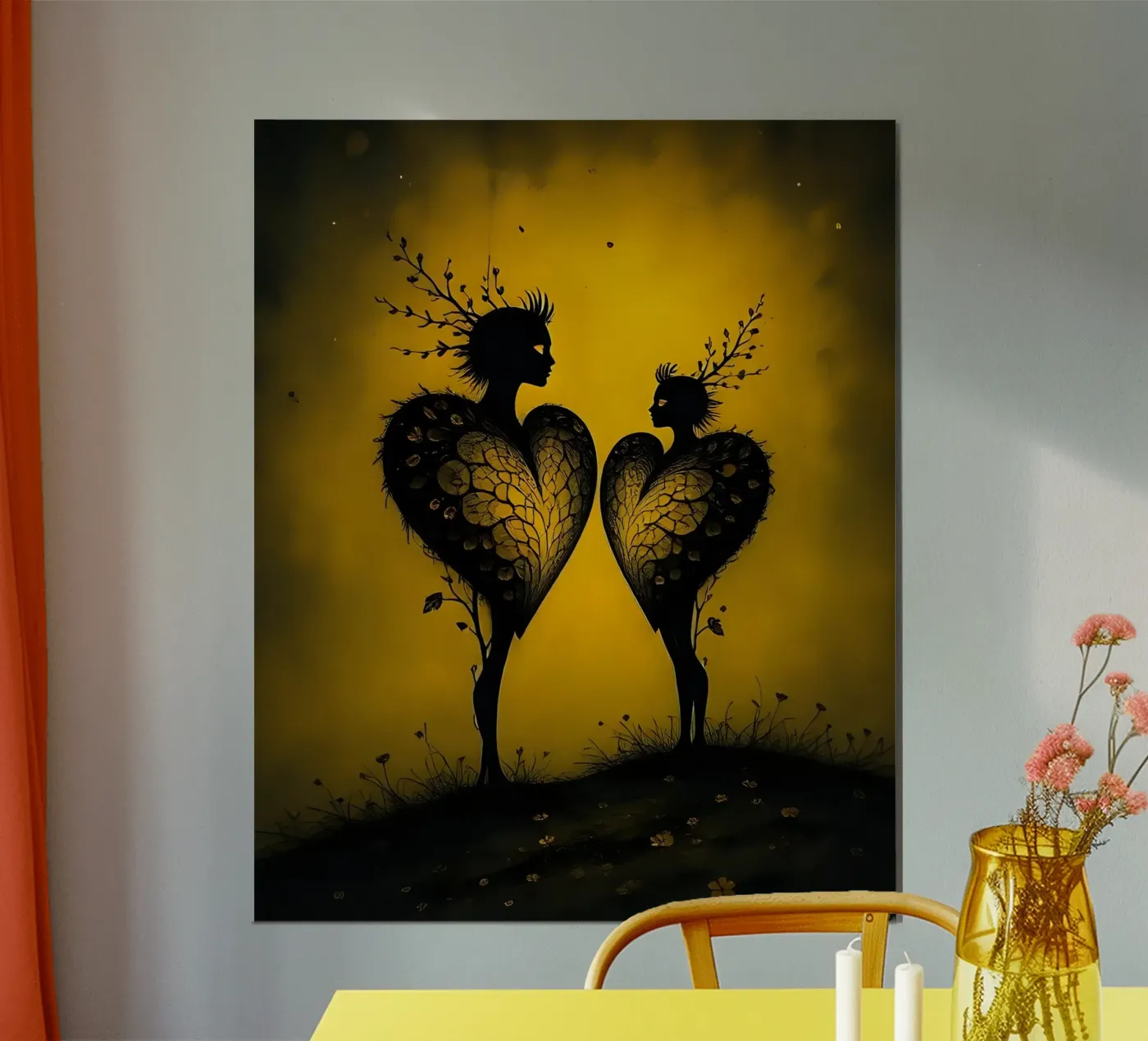 Cuori_5 poster da schwarz-gelb by LK