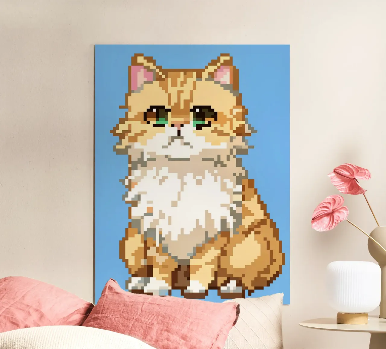 Cute Orange Cat hahnemühle by DOG AND CAT
