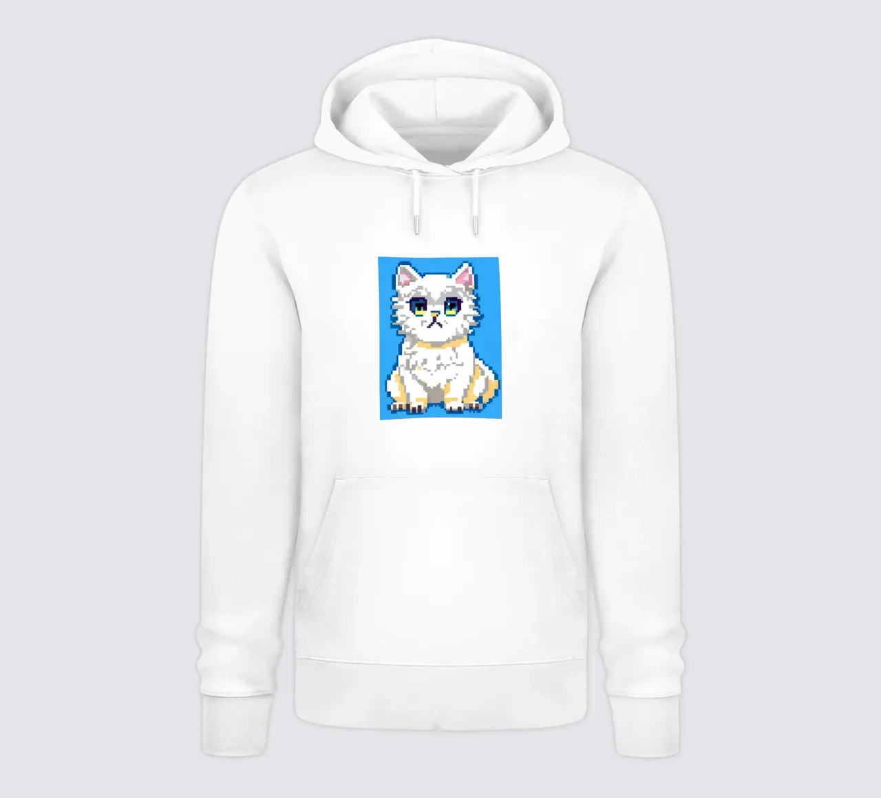 Gatto persiano bianco carino felpa con cappuccio da DOG AND CAT