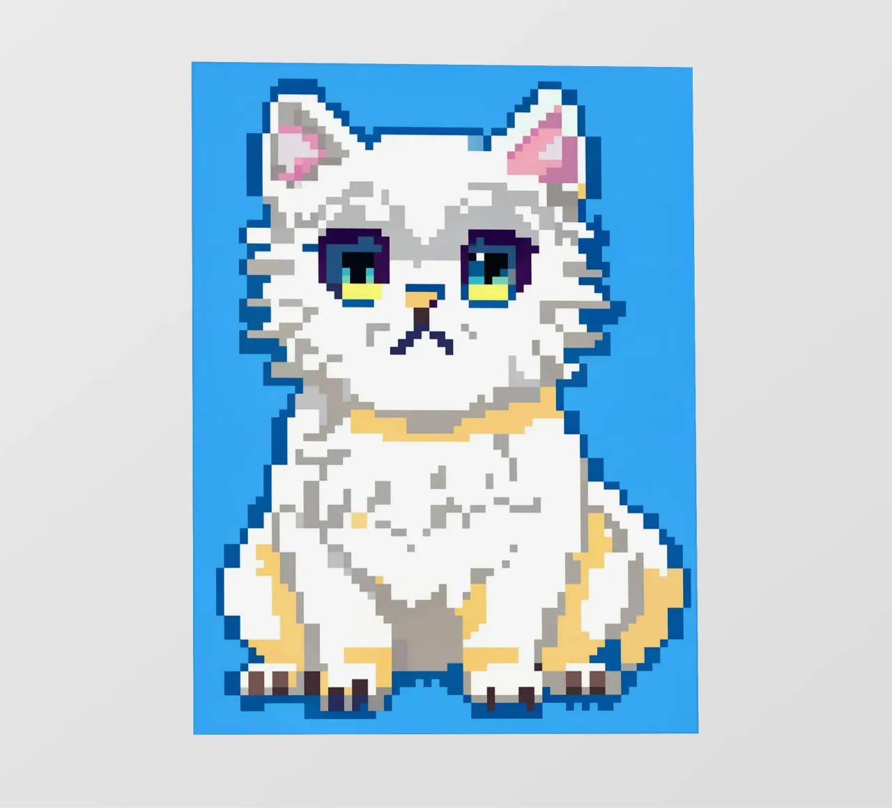 Gatto persiano bianco carino telo in pvc da DOG AND CAT