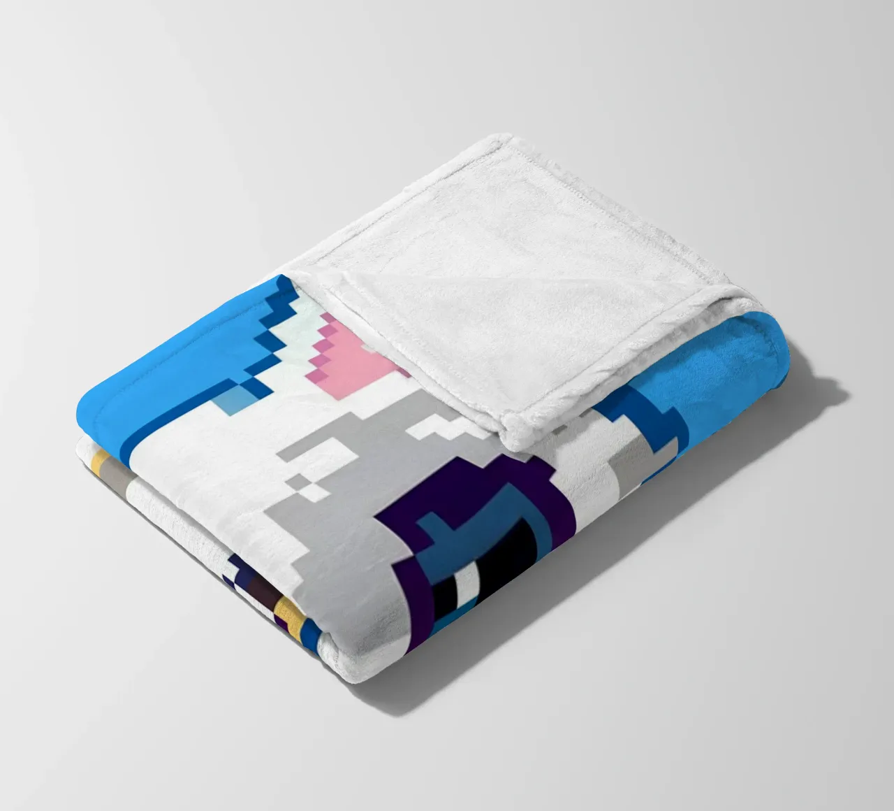 Gatto persiano bianco carino coperta in pile da DOG AND CAT