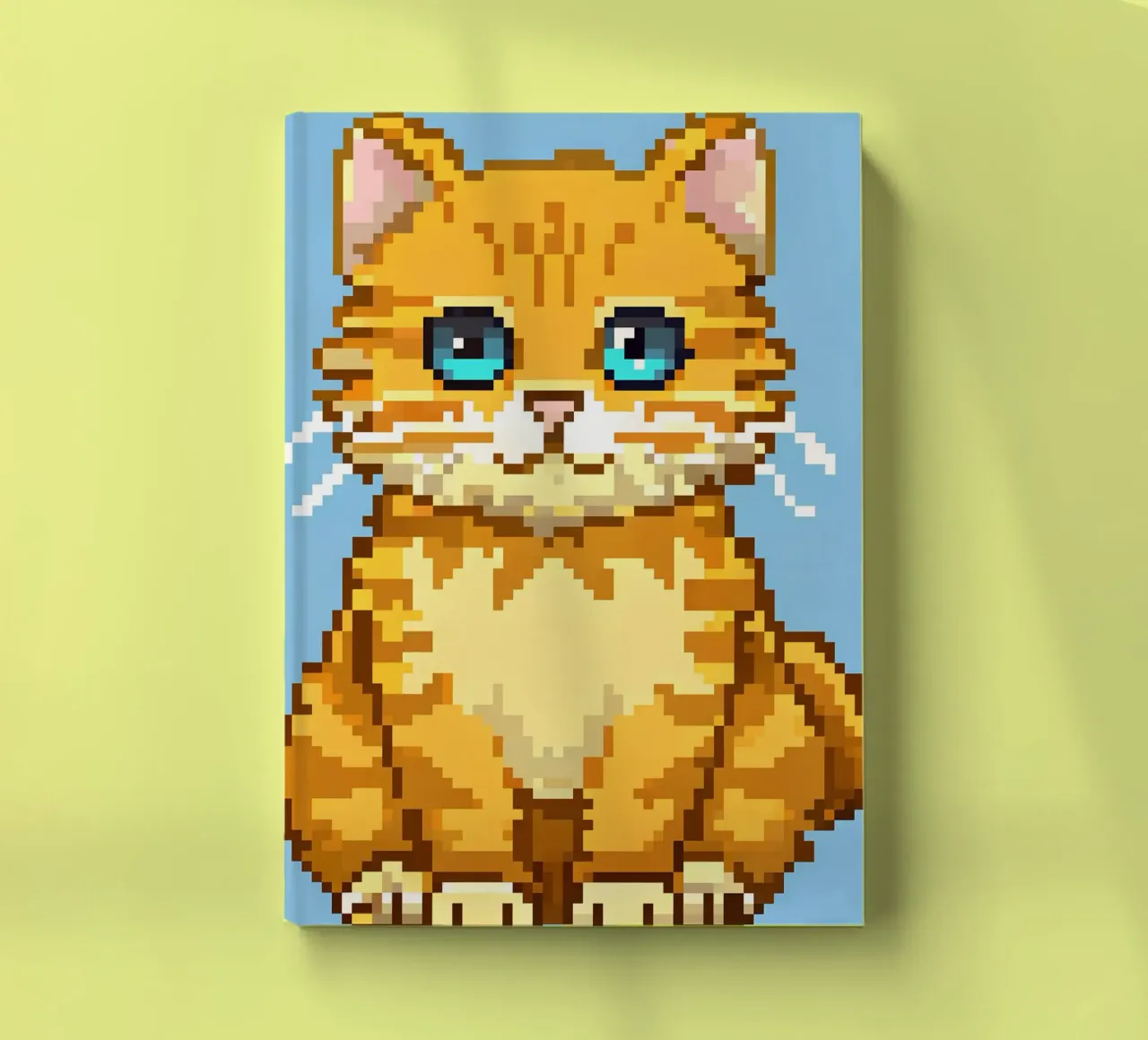 Cute Orange Cat notebook by DOG AND CAT