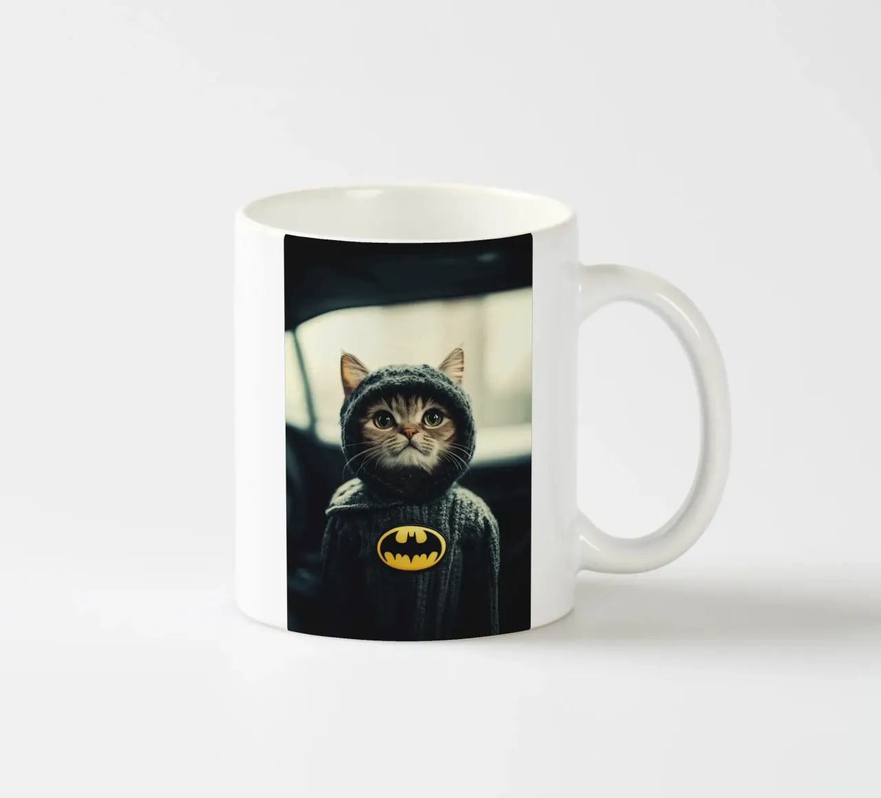 I am a Cat Batman Nr. 01 tazza in ceramica da lazydaypaper