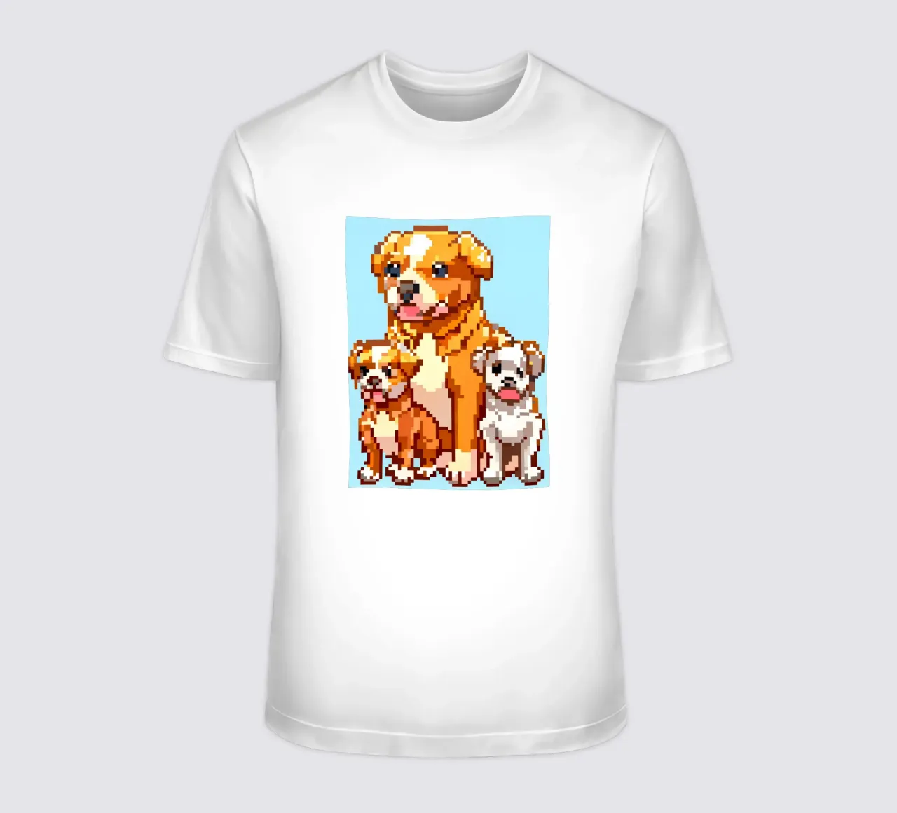Mutterhund und ihr Welpe T-Shirt von DOG AND CAT