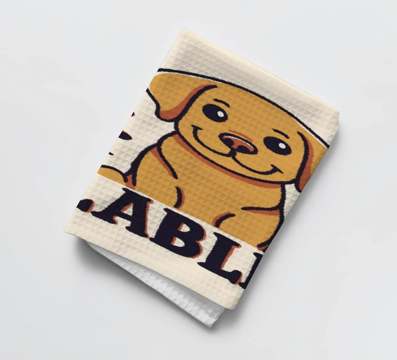 Ask my dog if i'm available tea towel by Loobs