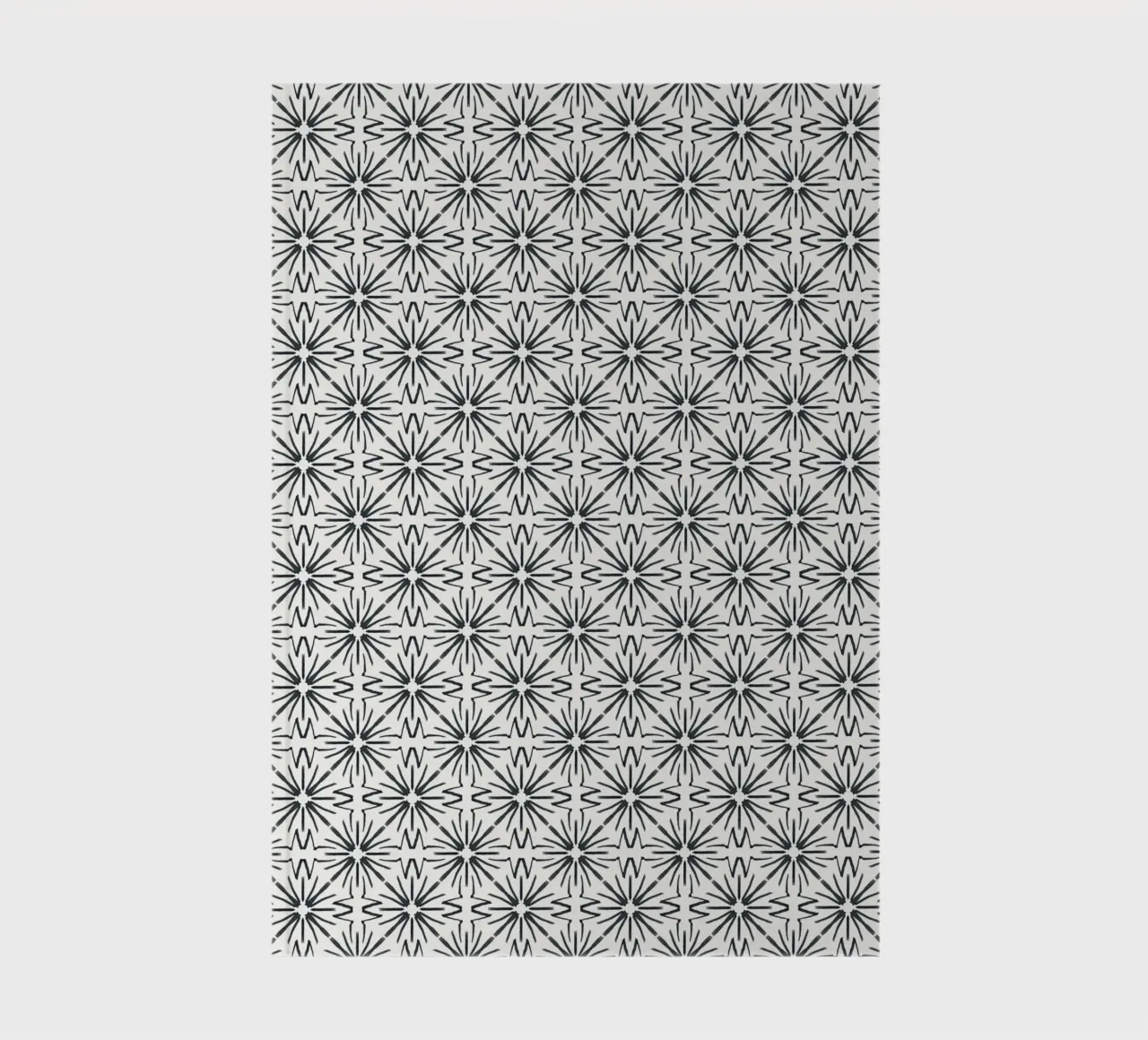 Damask line art notebook by Little Dean