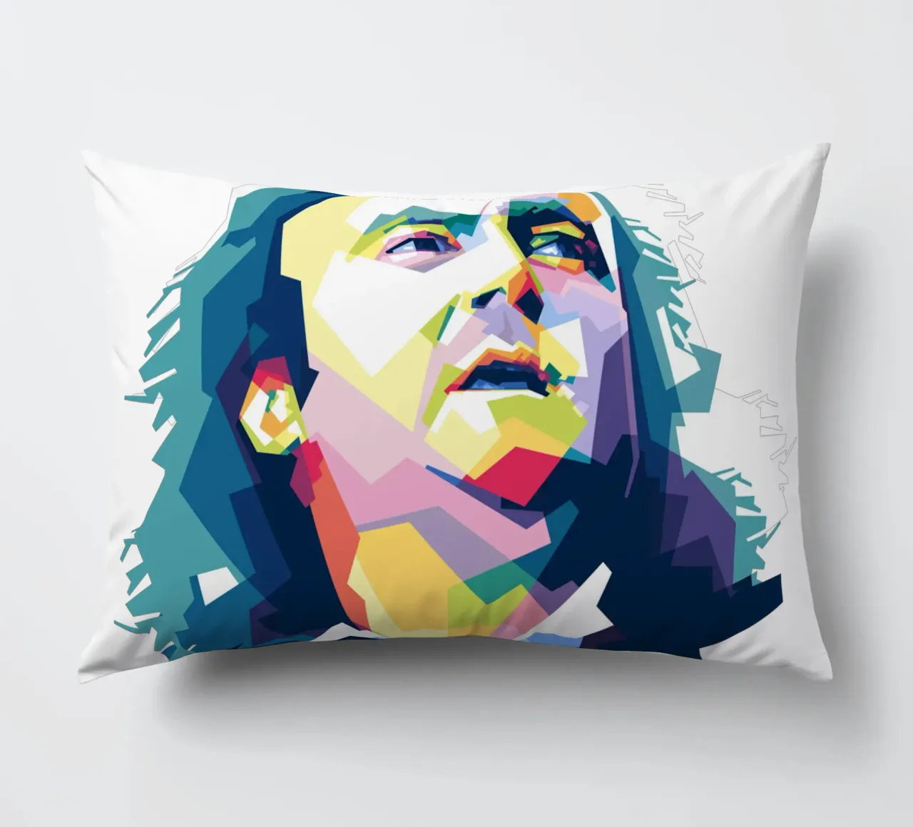 Phil Collins WPAP cuscino da Alkahfsmart
