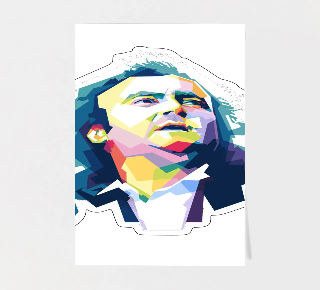 Phil Collins WPAP Stickerbogen von Alkahfsmart