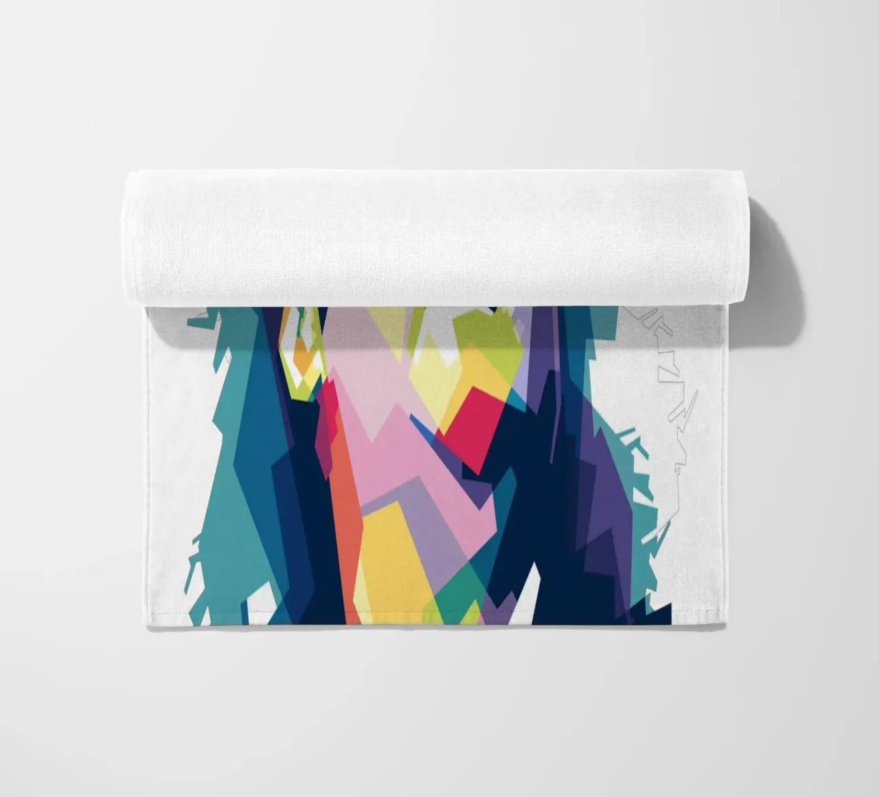 Phil Collins WPAP beach towel by Alkahfsmart