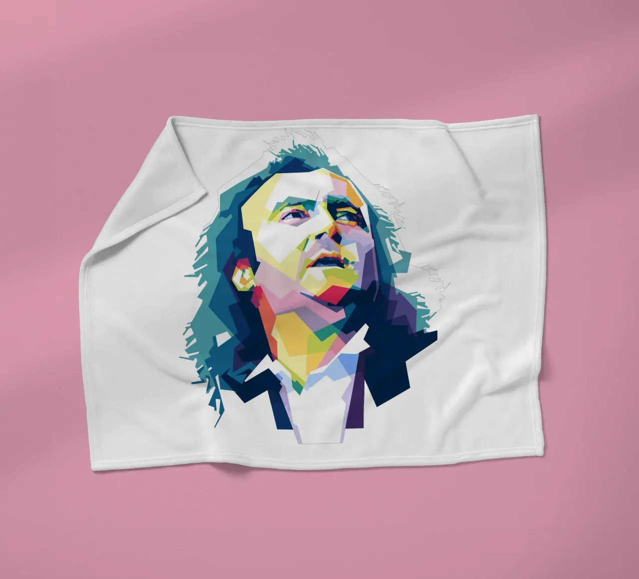Phil Collins WPAP coperta in pile da Alkahfsmart