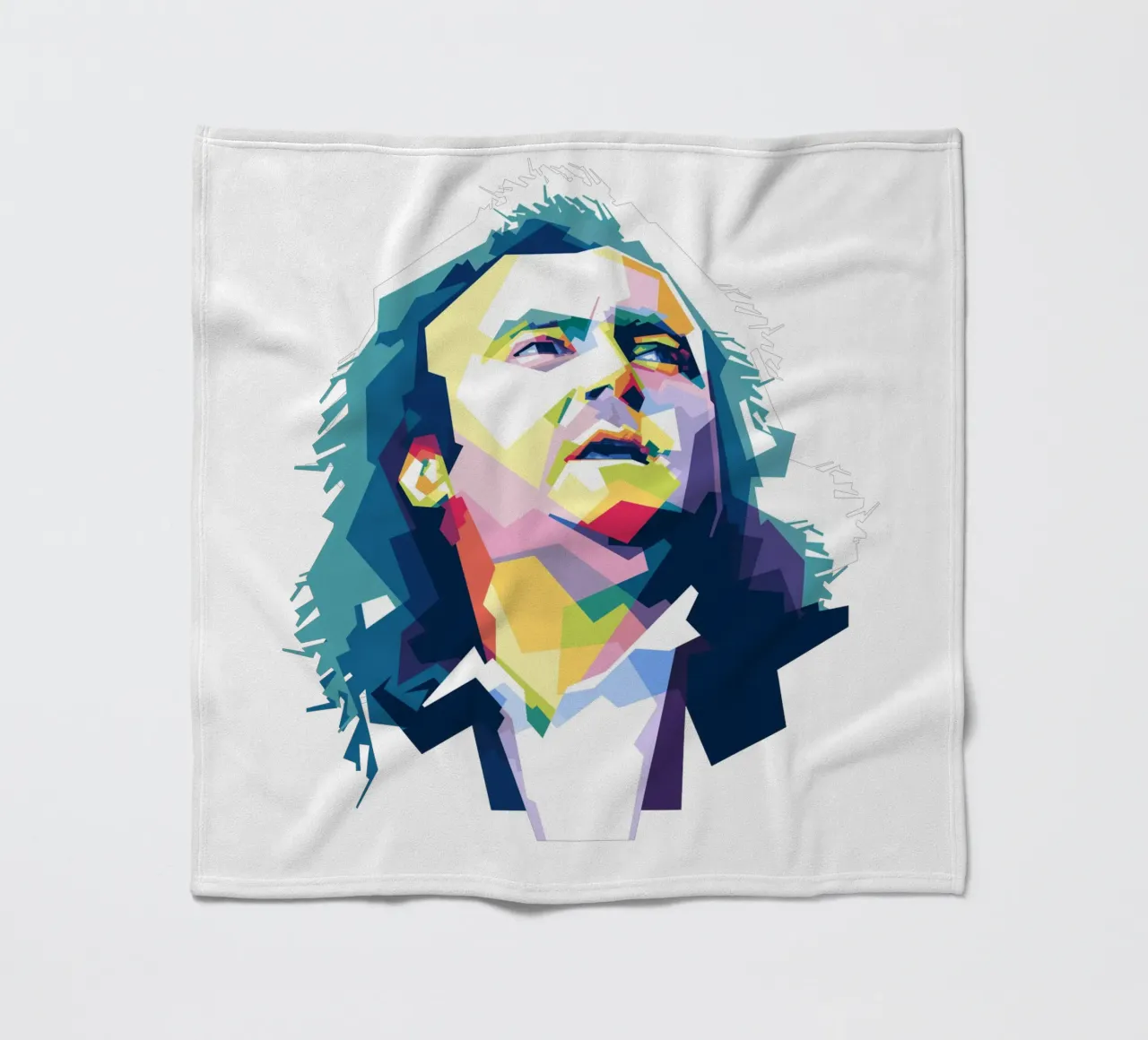 Phil Collins WPAP coperta in pile da Alkahfsmart