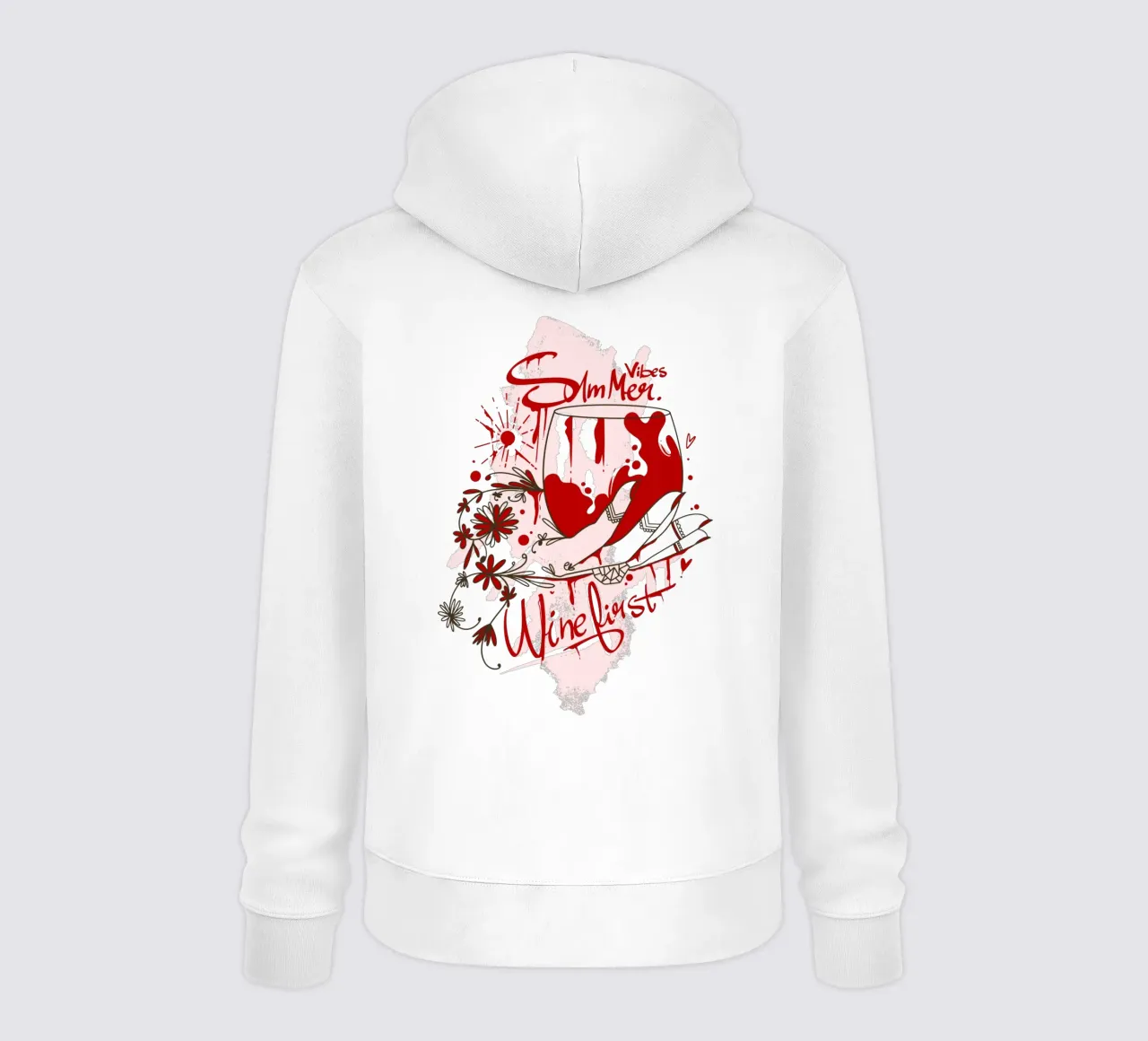 Summer Vibes & Wine First hoodie by Gift For You