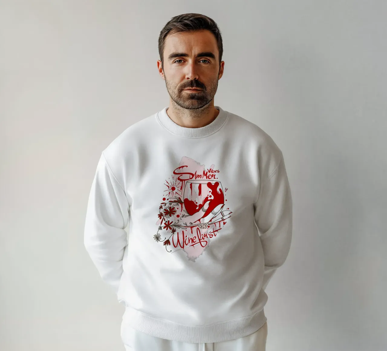 Les vibrations de l'été et le vin d'abord sweat de Gift For You