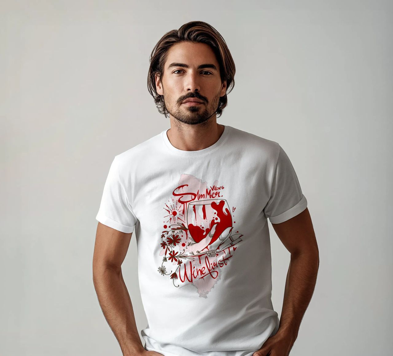 Summer Vibes & Wine First t-shirt da Gift For You
