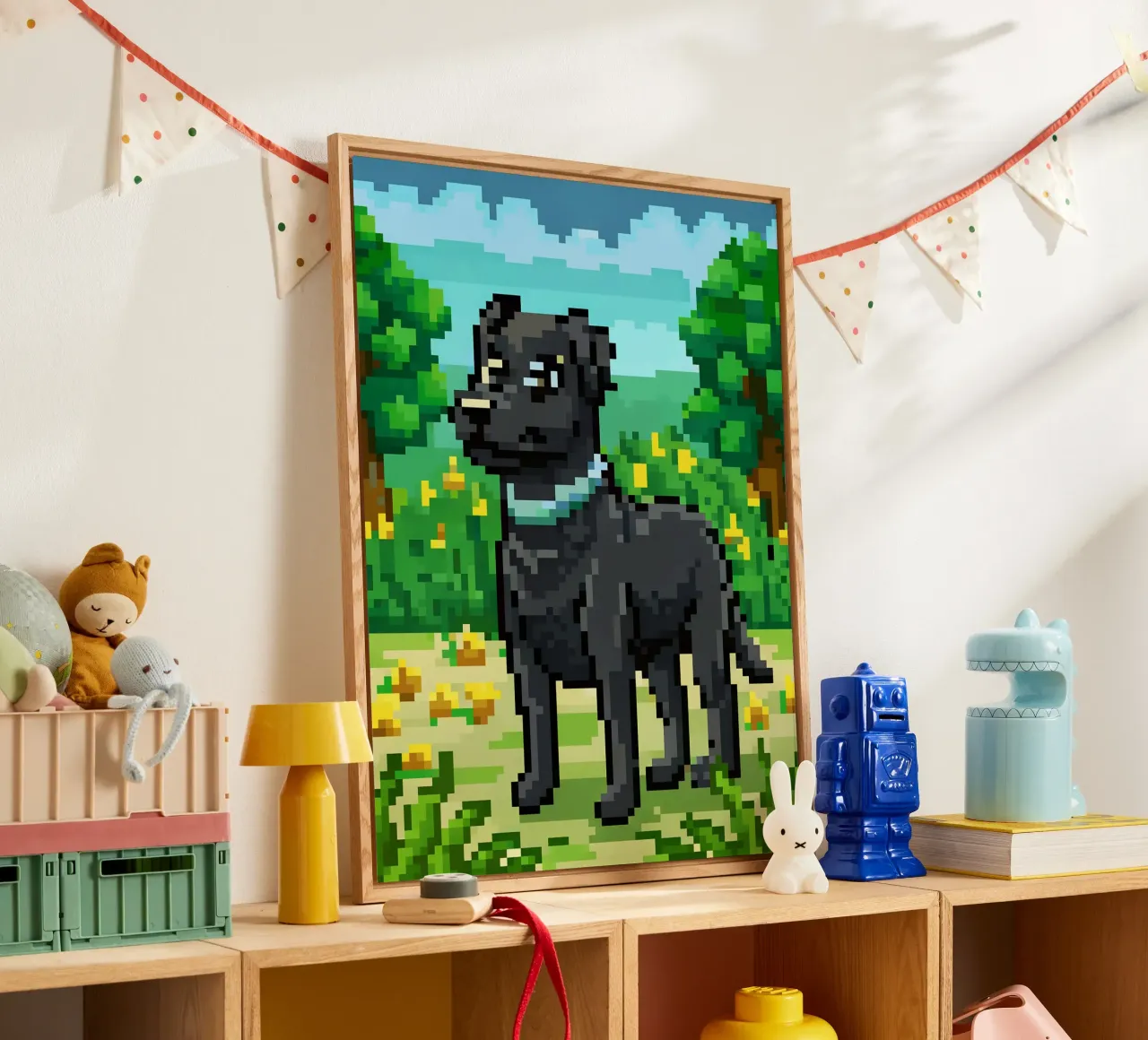 Cane nero plexiglass da DOG AND CAT