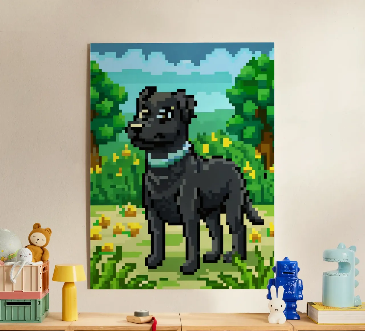 Cane nero plexiglass da DOG AND CAT