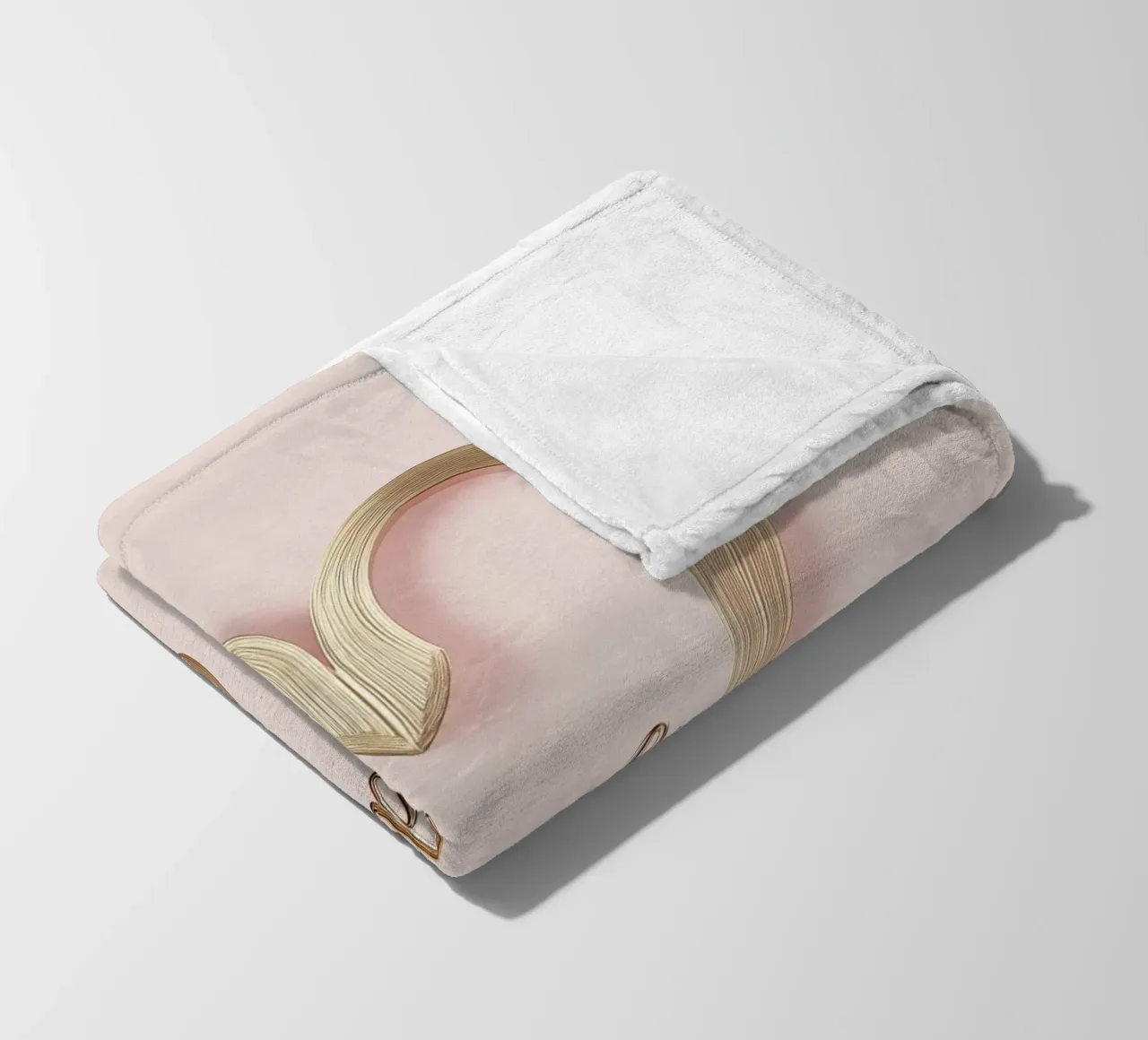 "J'adore" Rosa Anmut coperta in pile da Carinaprint