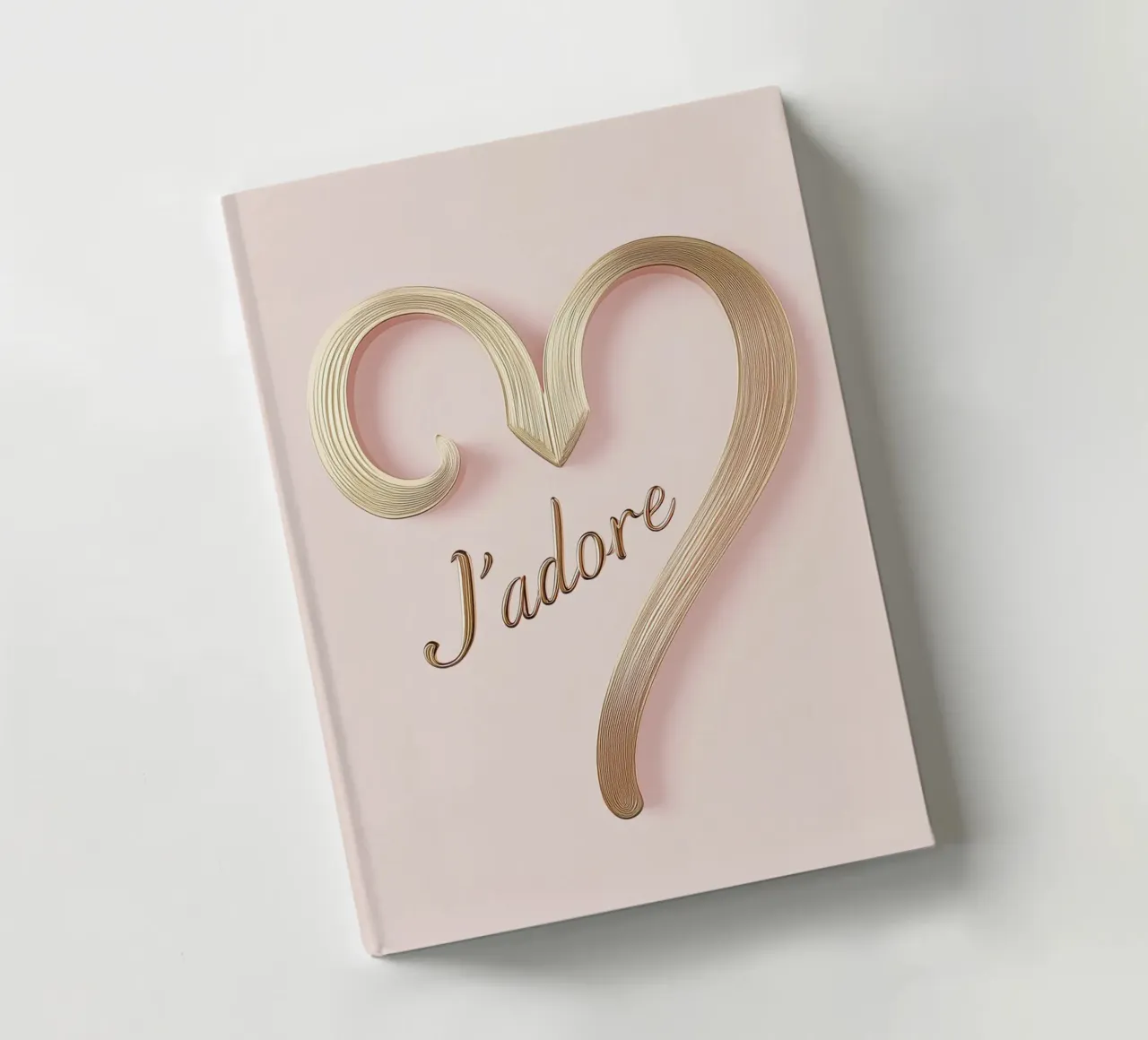 "J'adore" Rosa Anmut notebook by Carinaprint