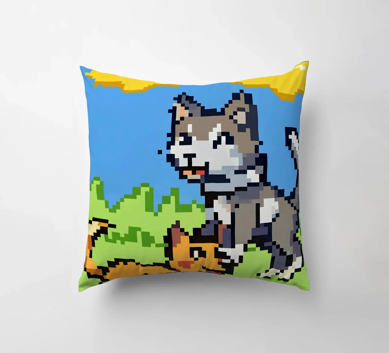 Gatti e cani che giocano cuscino da DOG AND CAT