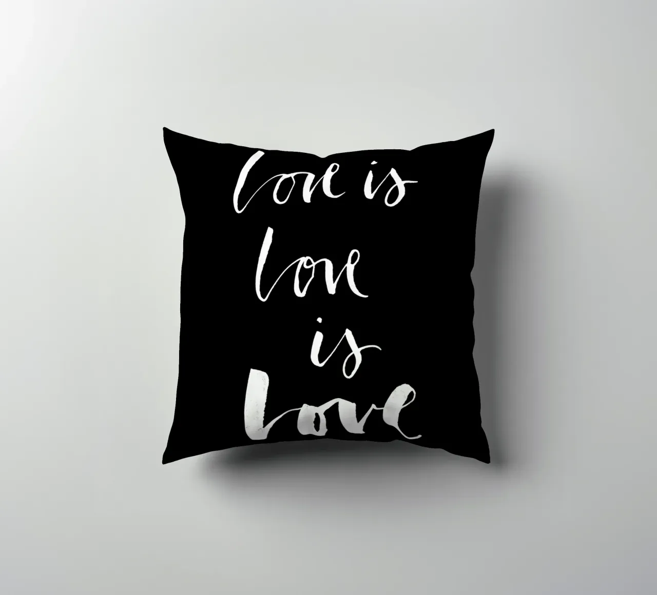 Love Black cuscino da Klaus with K