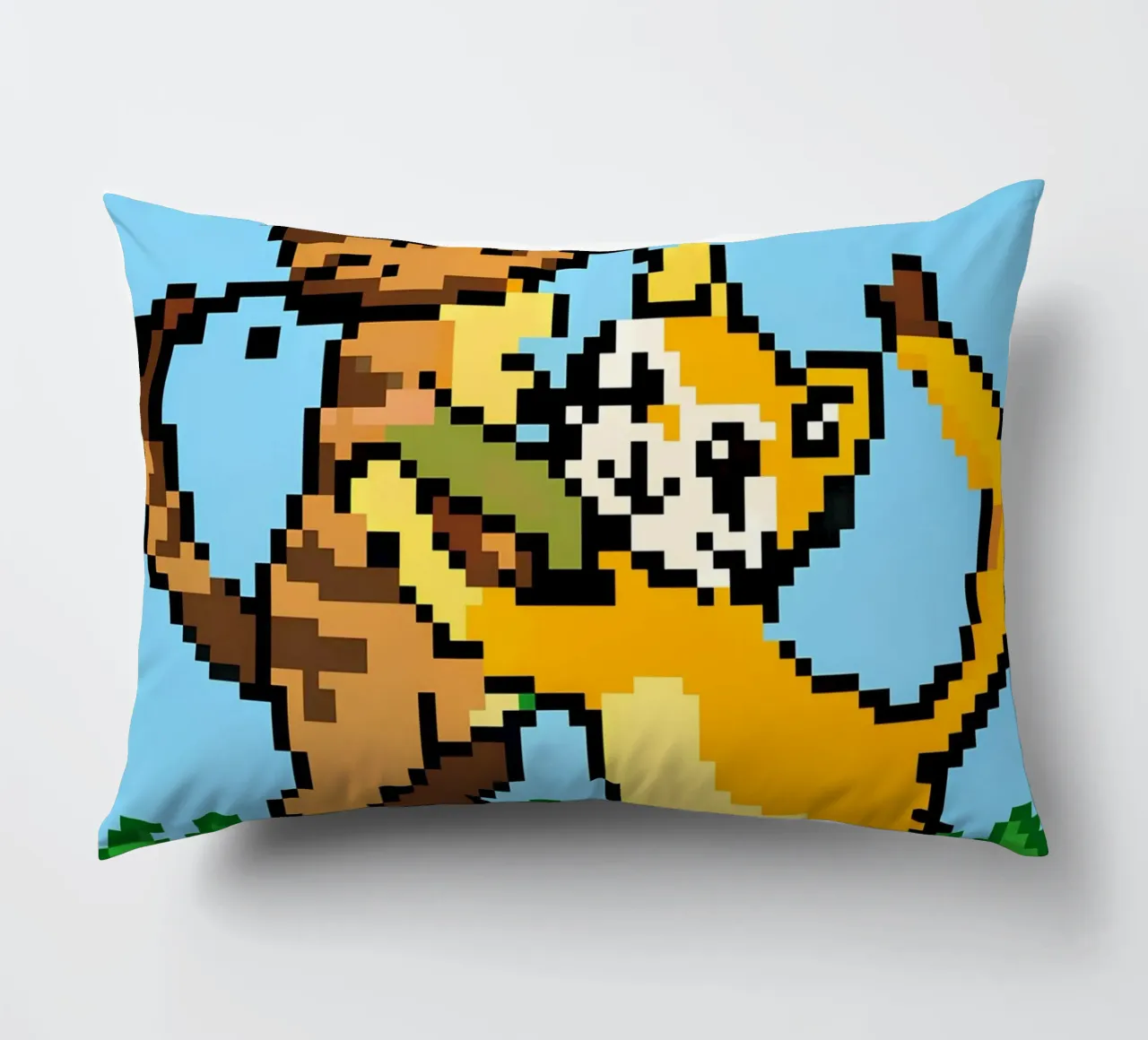 Two Cats Playing decorative cushion by DOG AND CAT