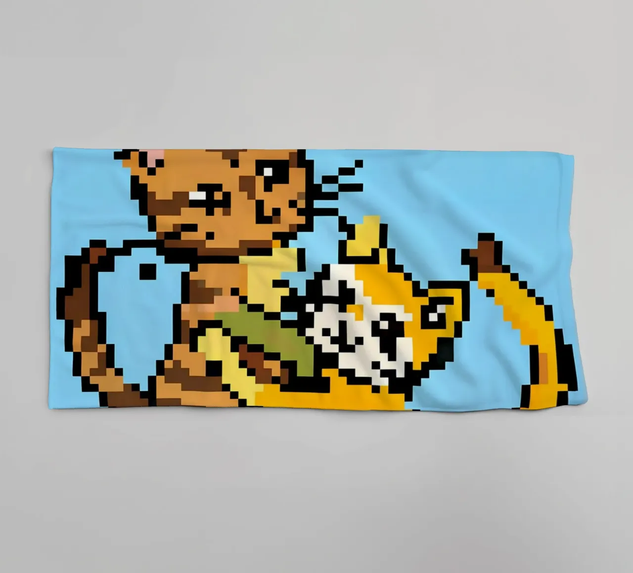 Due gatti che giocano asciugamano da bagno da DOG AND CAT