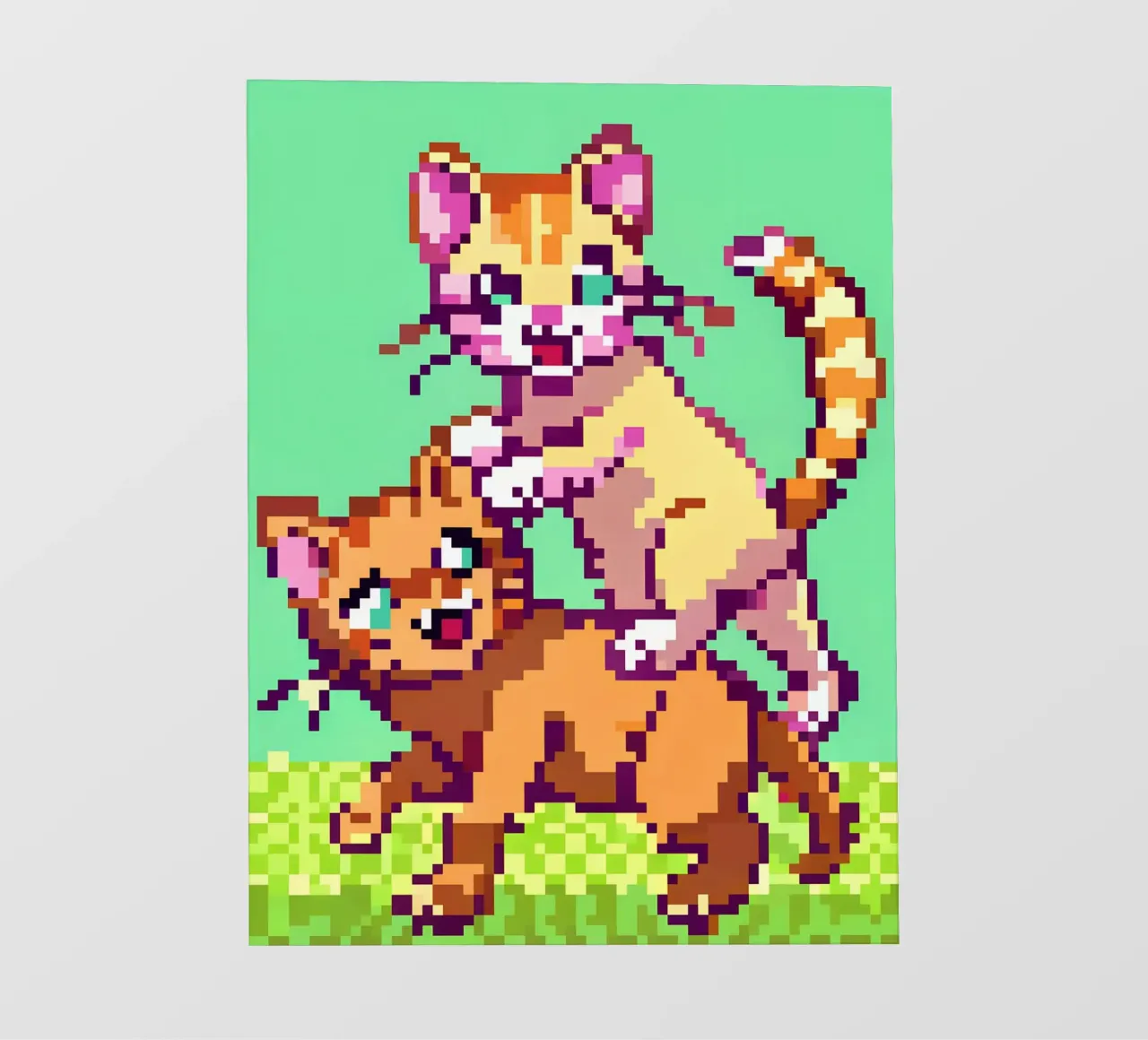 Two Cats Playing backlit film by DOG AND CAT