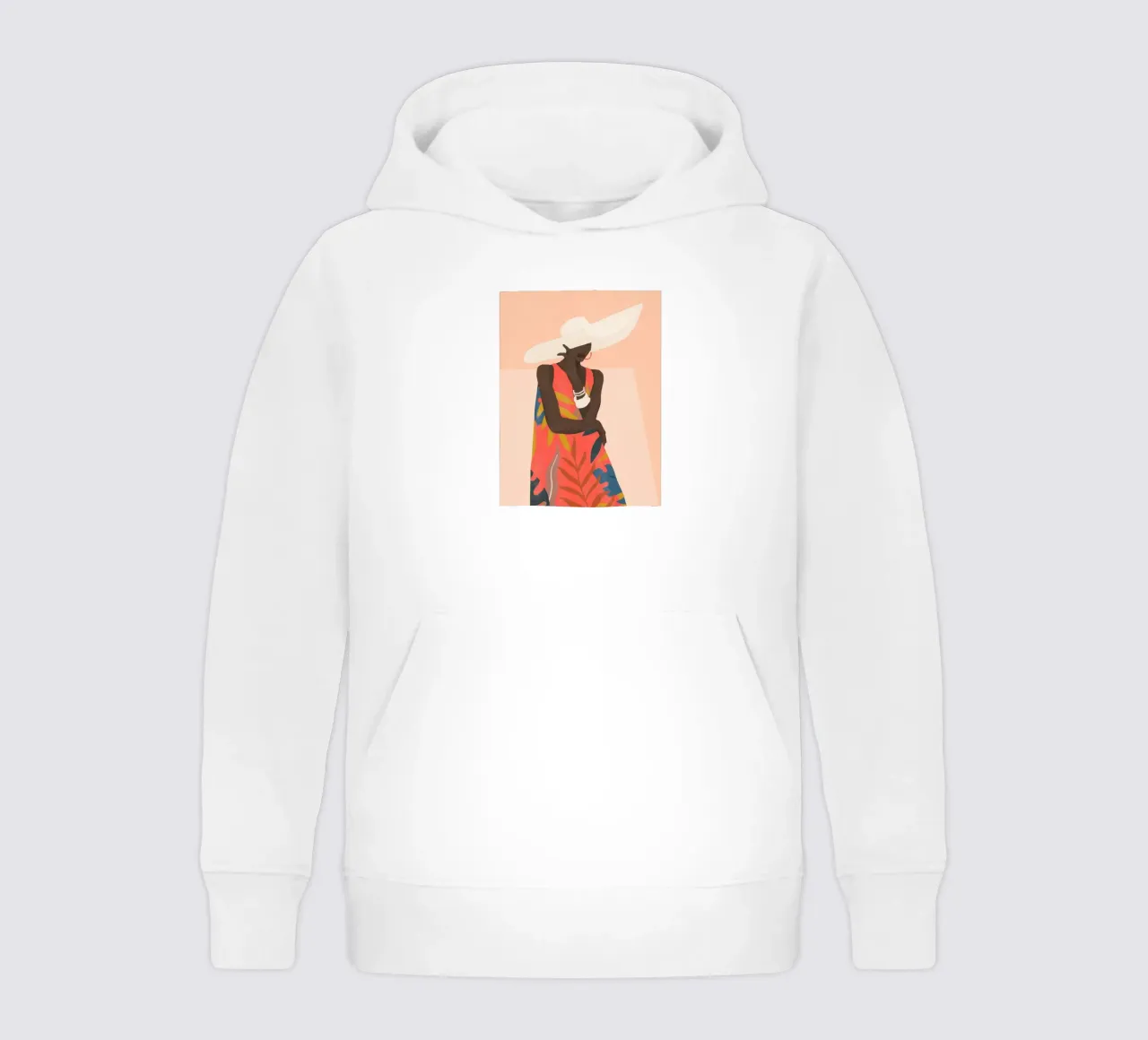 Tropical Girl 19 Kinder Hoodie von ThingDesign