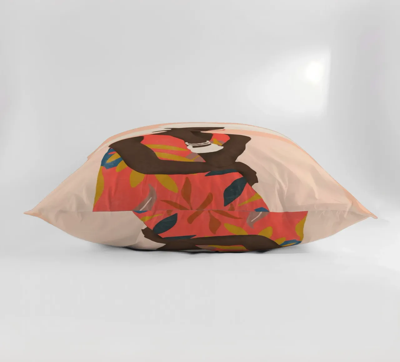 Ragazza tropicale 19 cuscino da ThingDesign