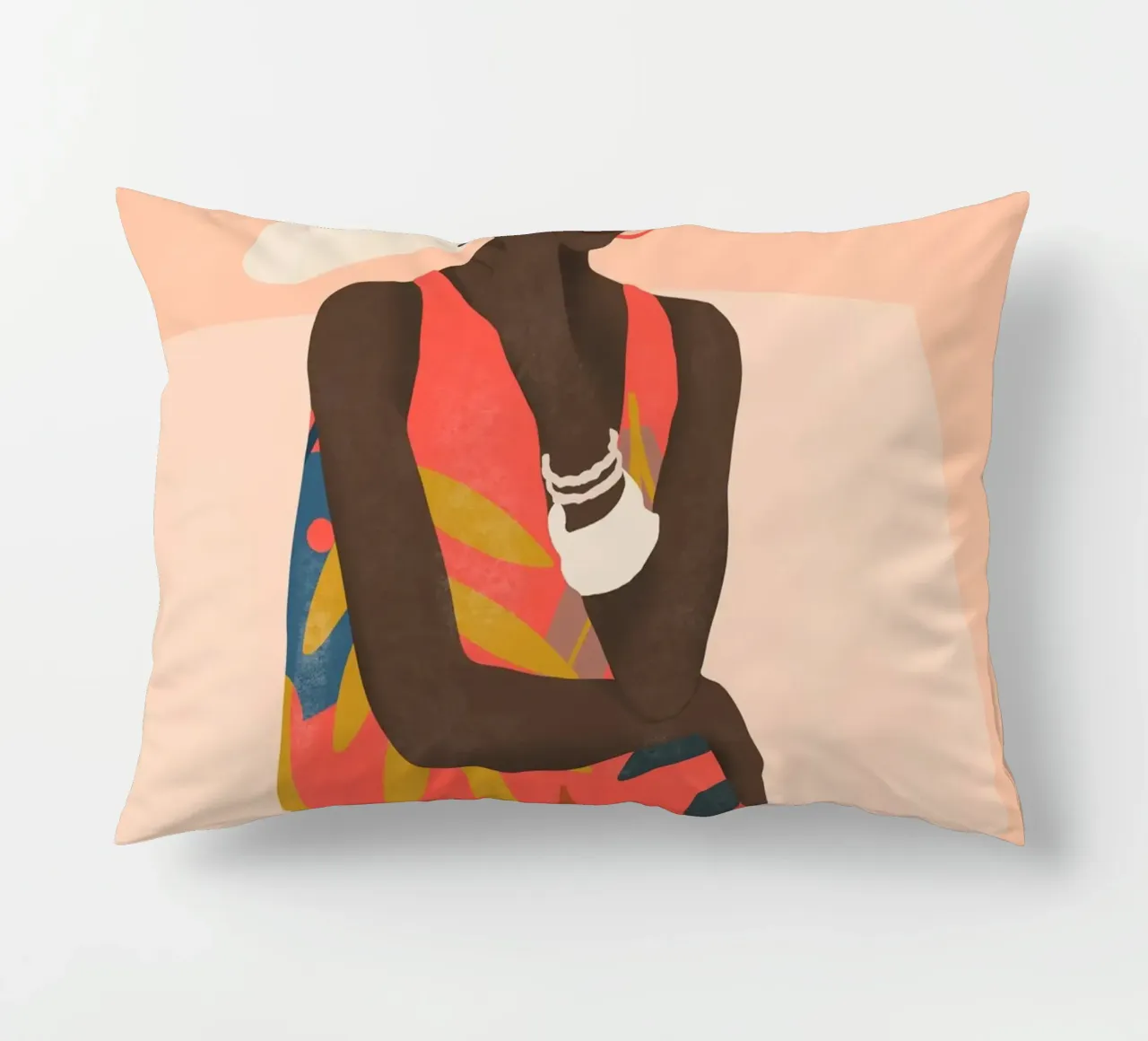 Ragazza tropicale 19 cuscino da ThingDesign