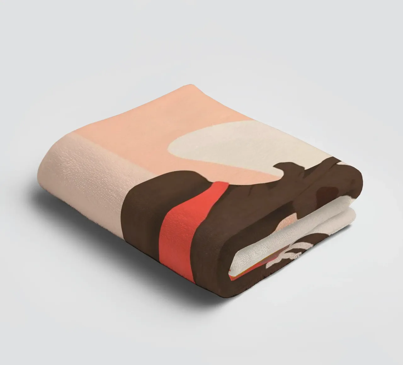 Tropical Girl 19 towel by ThingDesign