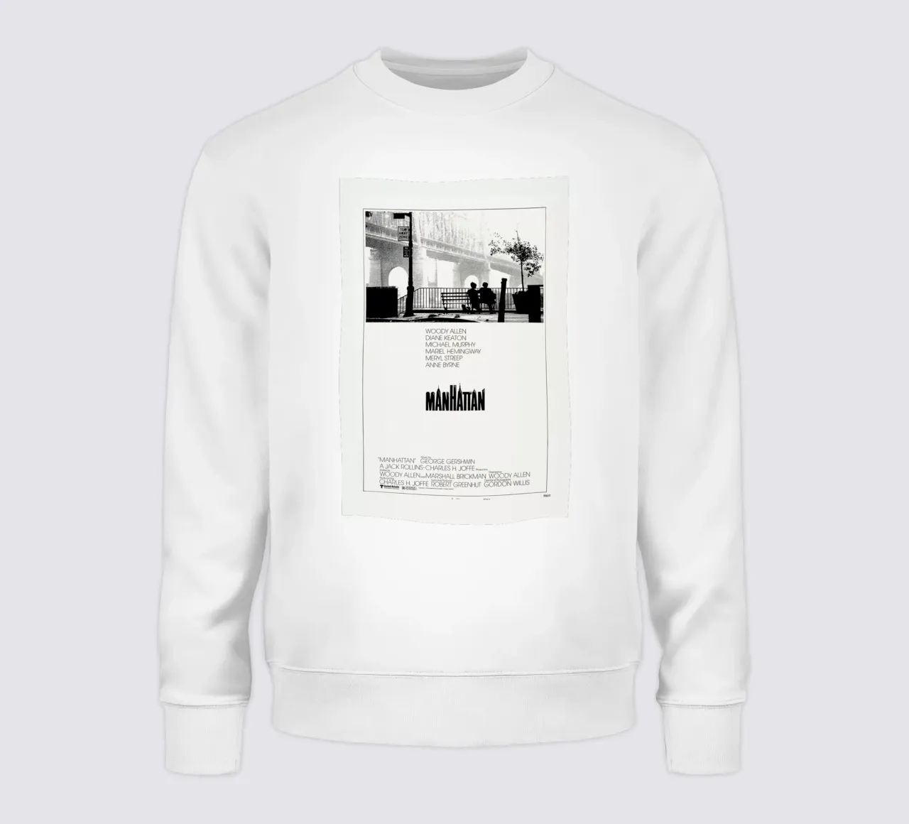 ‘Manhattan’ Retro Movie Poster felpa da Gallery Print and Art Limited