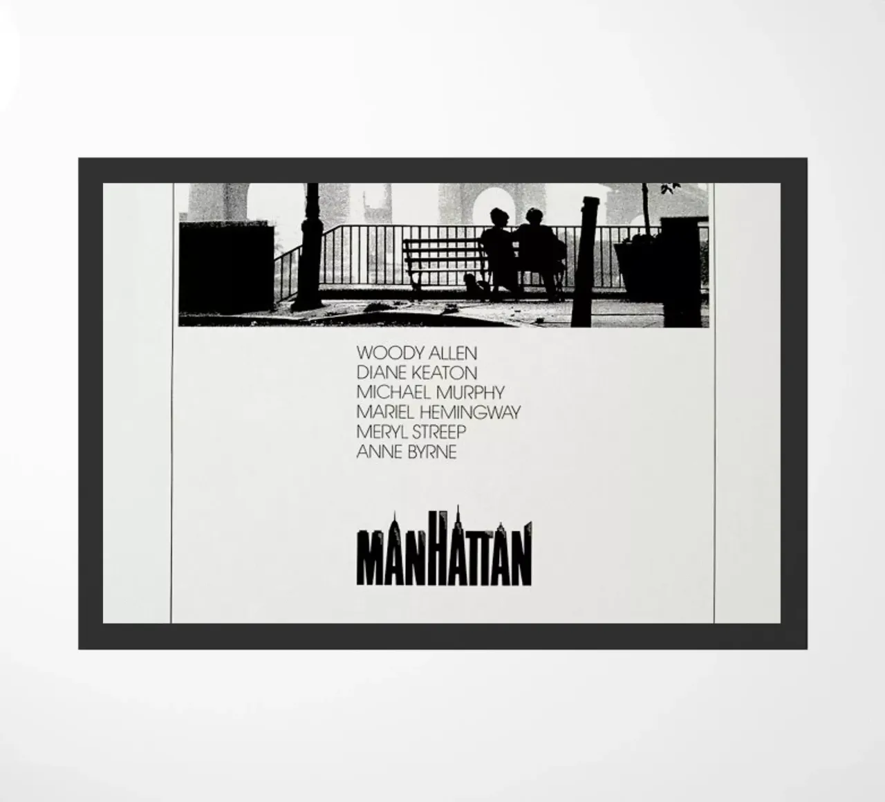 ‘Manhattan’ Retro Movie Poster zerbino da Gallery Print and Art Limited