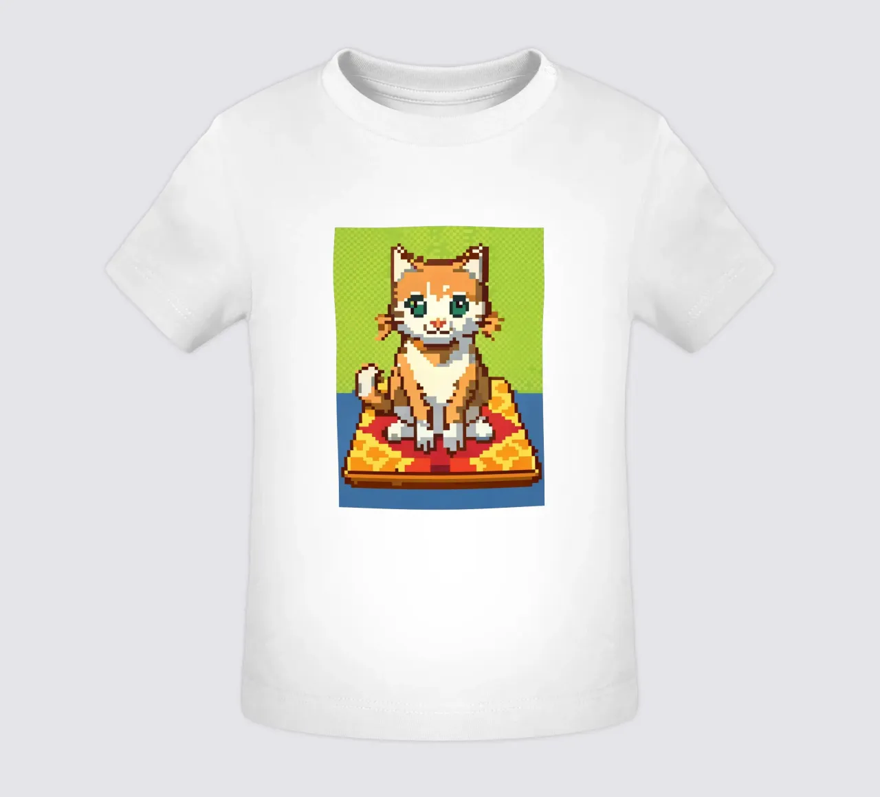 Schattige oranje kat baby t-shirt van DOG AND CAT