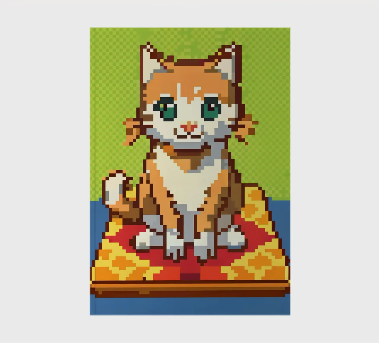 Cute Orange Cat notebook by DOG AND CAT